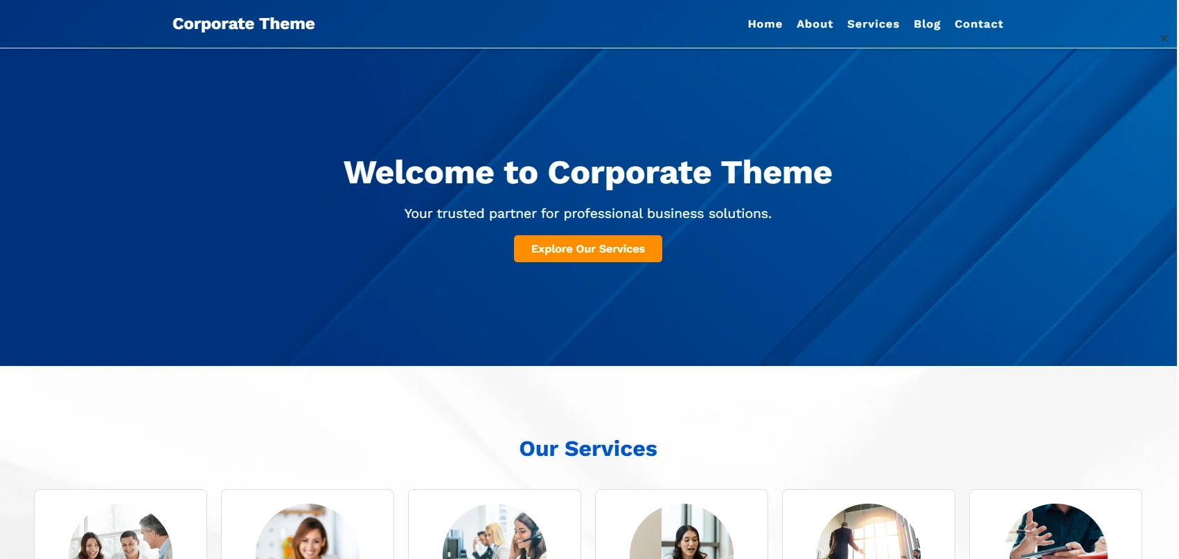Corporate Website